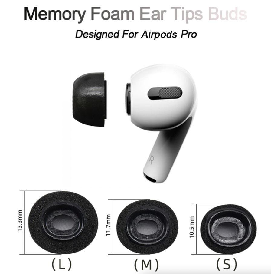 Replacement Ear Tips For Apple Airpods Pro Memory Foam Tips Airpod Pro
