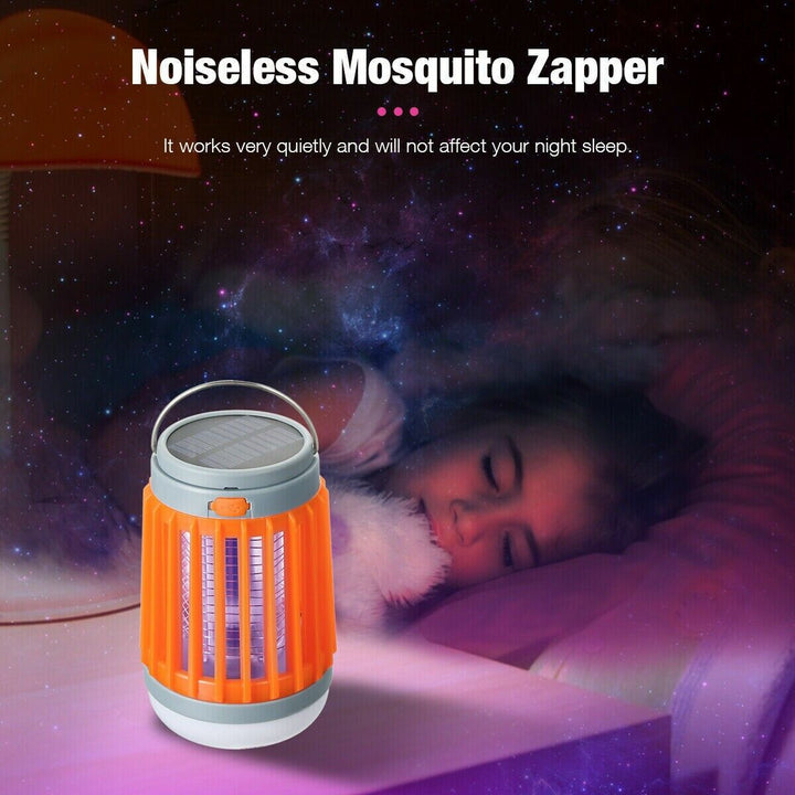 Solar USB Mosquito Killer Light Electronic Fly Bug Insect Zapper Trap