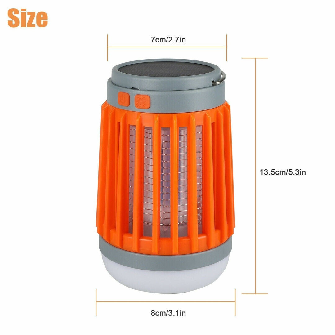 Solar USB Mosquito Killer Light Electronic Fly Bug Insect Zapper Trap