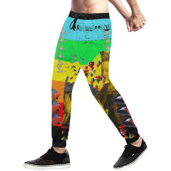 PRAYER Men's All Over Print Sweatpants
