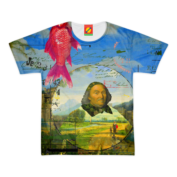 A LANDSCAPE COLLAGE Men's All Over Print Tee