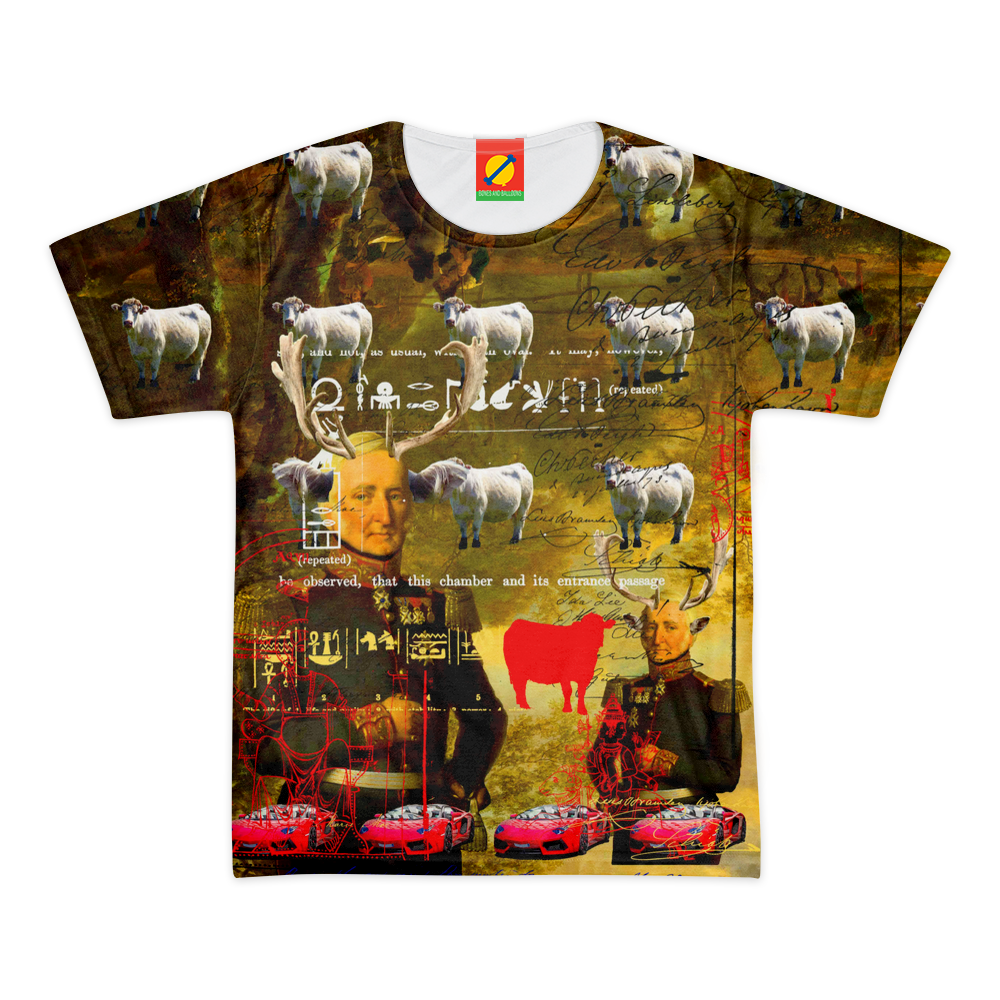 BOVINE Men's All Over Print Tee
