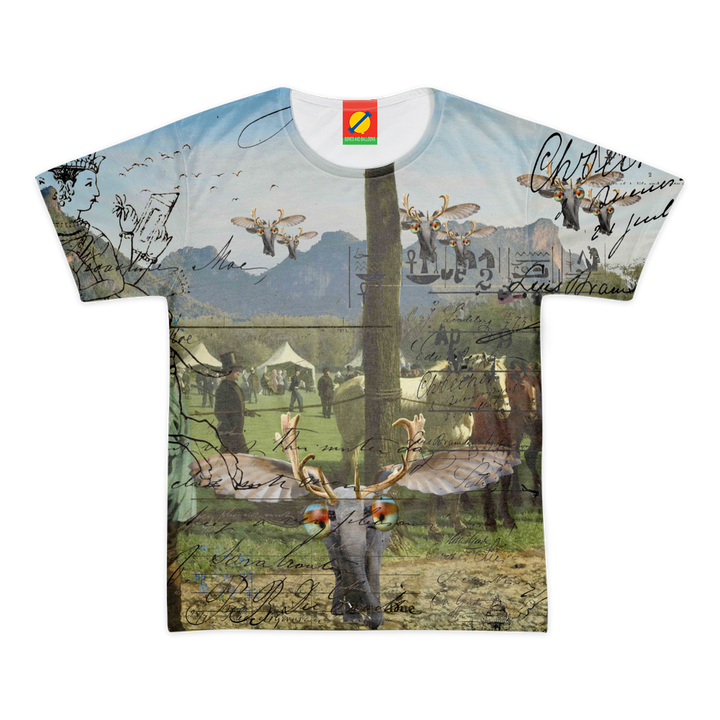 ANIMAL MIX - A SURPRISE AT THE RACES II Men's All Over Print Tee
