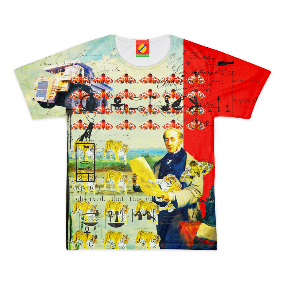 ACCORDING TO PLAN. Men's All Over Print Tee