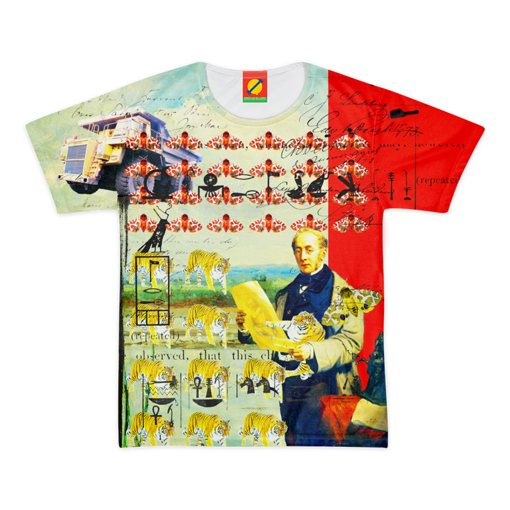 ACCORDING TO PLAN. Men's All Over Print Tee