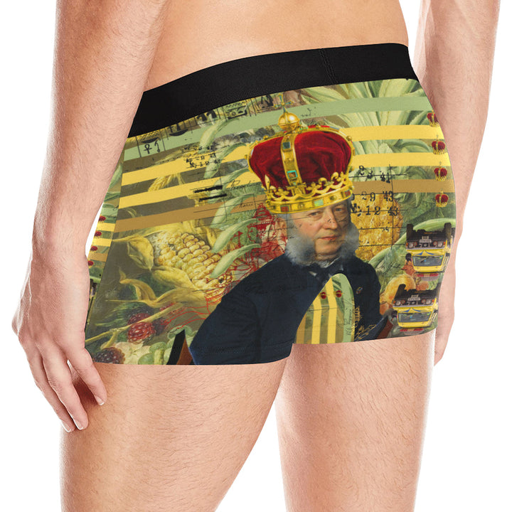 THE FOUR CROWNS Men's All Over Print Boxer Briefs