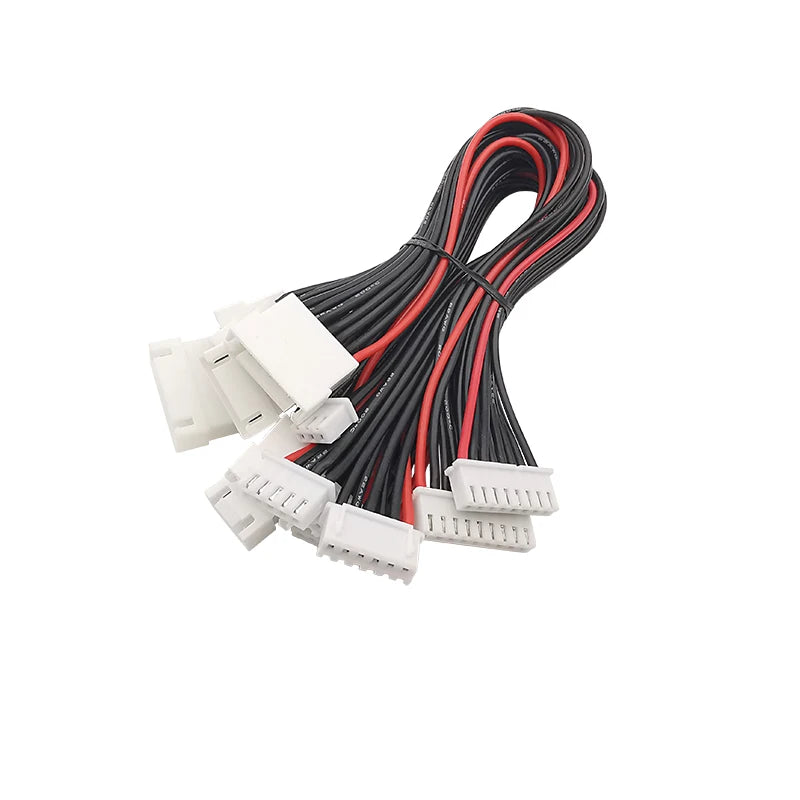 5Pcs/lot JST XH 2.54mm Pitch 2/3/4/5/6/7S 22AWG Silicone Wire Lipo Balance Wires Extension Cable Connector XH2.54 Male to Female