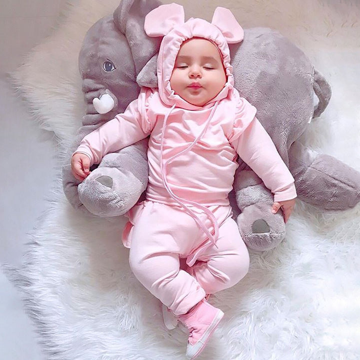 6m 24m Infant Nerborn Baby Boys Bear Ear Hooded