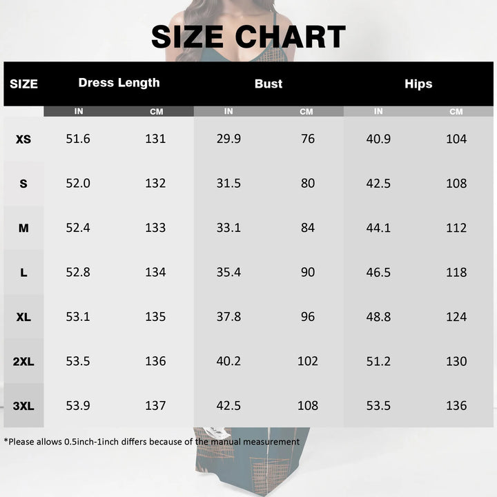 Elegant Floral Abstract Print Maxi Dress for Women Spaghetti Strap Summer Look