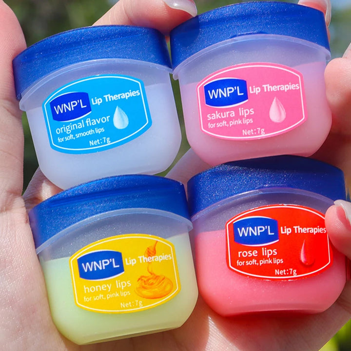 4pcs/box Natural Plant Lip Balm Moisturizing Plump Lips Lipsticks Makeup Base Anti-Cracking Lips Oil Lip Plumper Skin Care