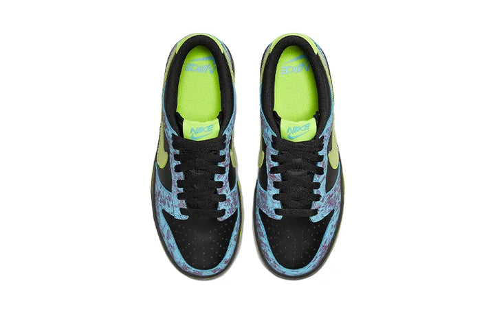 Nike Dunk Low SE Acid Wash Baltic Blue Volt GS Sneakers shoes With Original Box