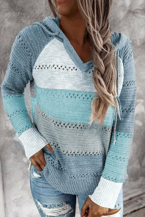Beach Bonfire Knitted Hoodie