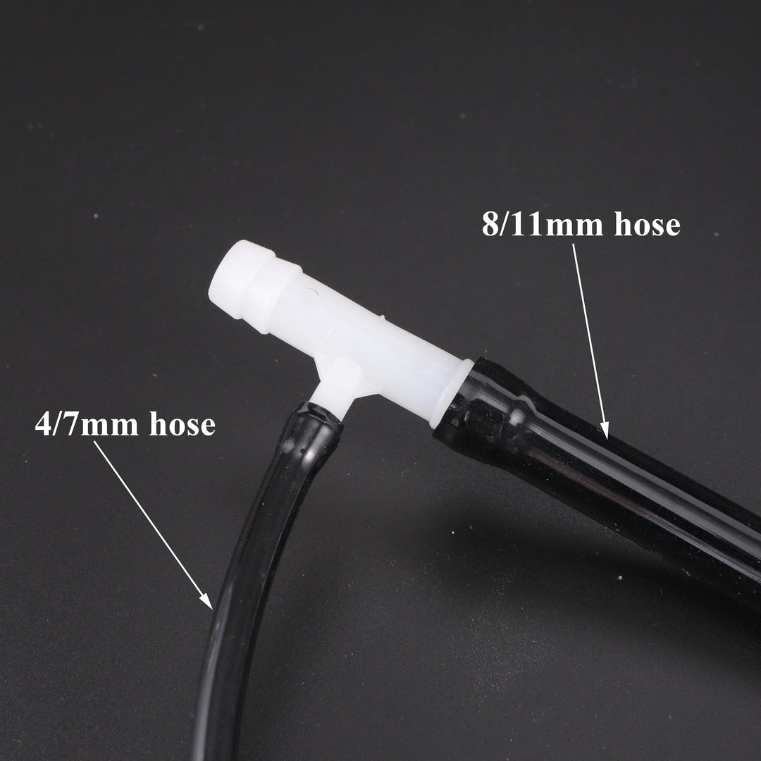 5Pcs 4/7mm Hose 8/11mm Hose Barb Water Connector Tee Y Coupling Garden Drip Irrigation Pipe Connection Fitting Water Splitter