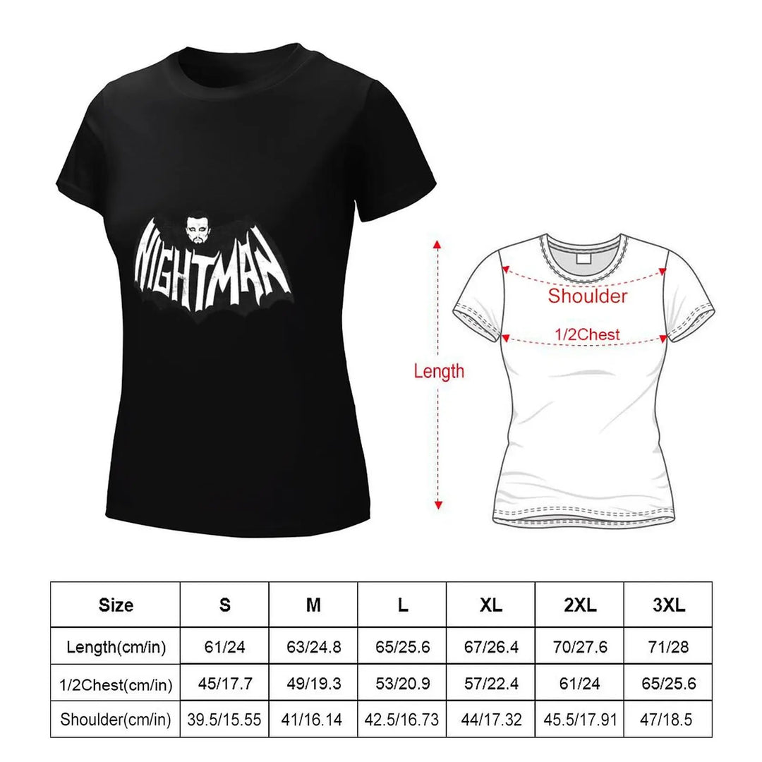 DayMan V NightMan T-Shirt Blouse Aesthetic clothing cropped t shirts for Women