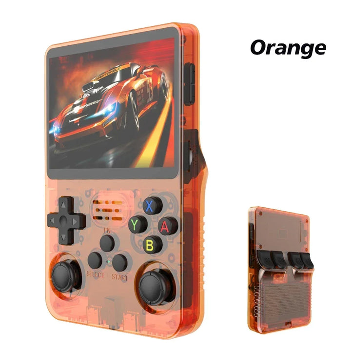 R36S Retro Handheld Video Game Console Linux System 3.5-inch IPS Screen Portable Handheld Video Player 64GB 15000 Games