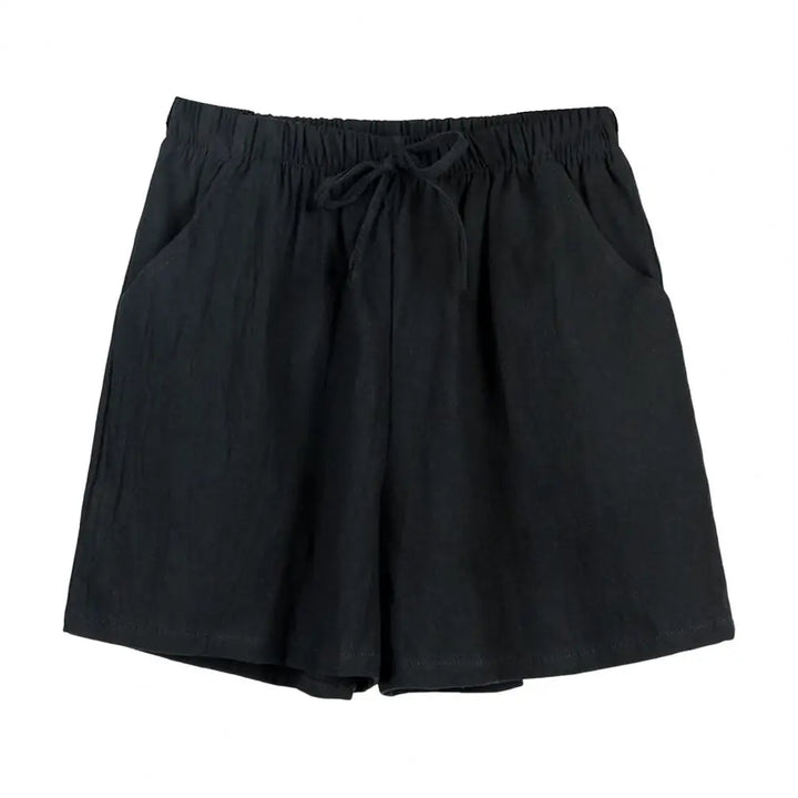 Summer Women Shorts Elastic High Waist Loose Drawstring Sport Jogging Homewear Short Pants Pajama Shorts