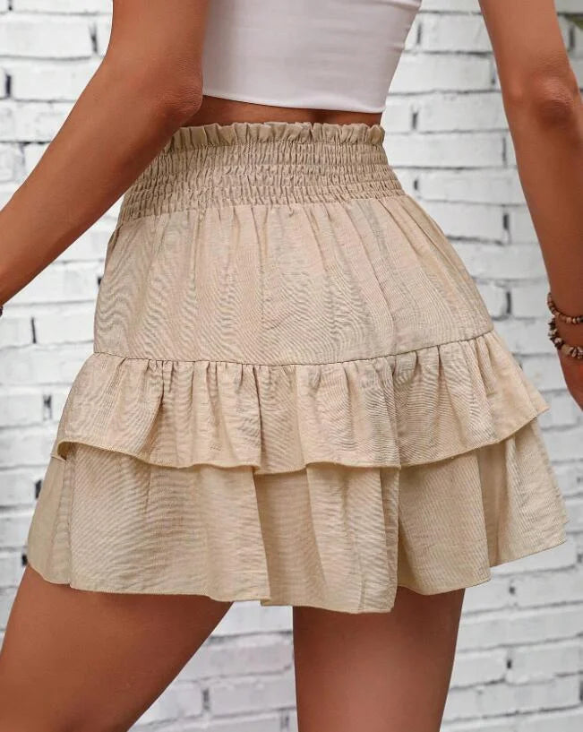 Summer women's clothing new style fashionable loose casual wide leg shorts, hanging casual skirt pants