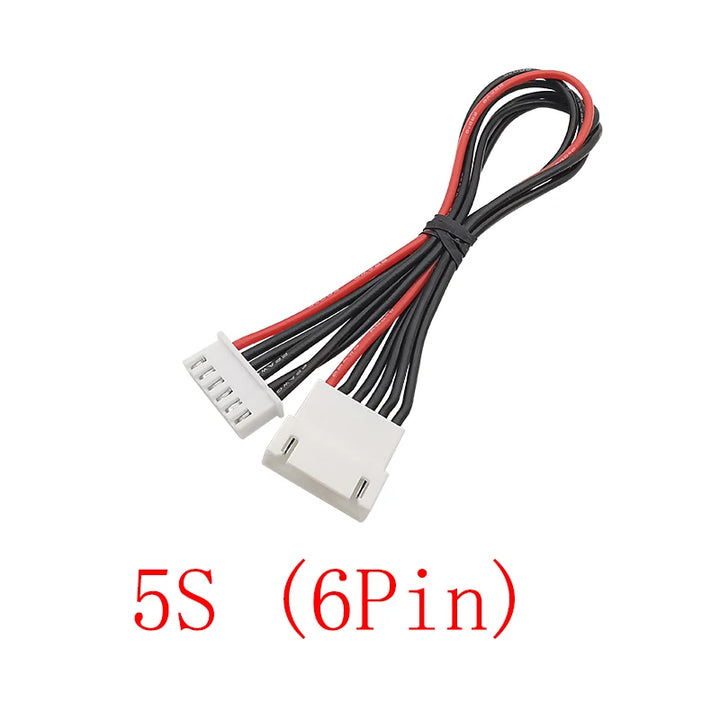 5Pcs/lot JST XH 2.54mm Pitch 2/3/4/5/6/7S 22AWG Silicone Wire Lipo Balance Wires Extension Cable Connector XH2.54 Male to Female