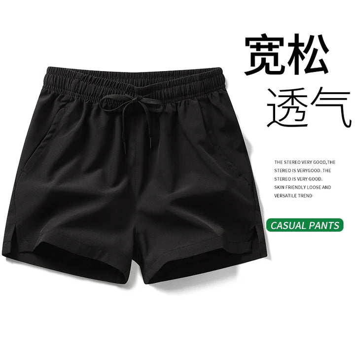 American Couple High Elastic Shorts, Triple Pants, Sports Basketball Shorts, Quick Drying Training, Running, Fitness, Summer