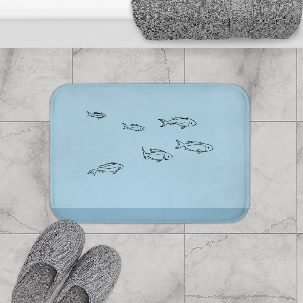 Fishes in the Ocean Bath Mat