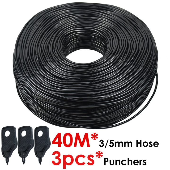 KESLA Garden 2L/H Drip Irrigation Watering Saving System Kit Drop by Drop Drippers 3/5mm Hose for Plant Potted Bonsai Vegetables
