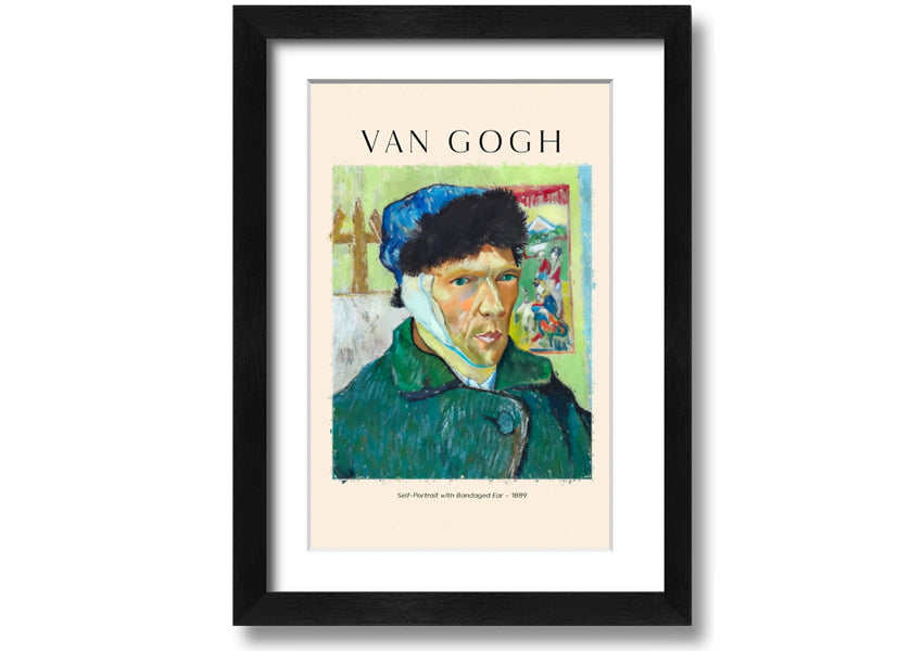 Self-Portrait With Bandaged Ear - 1889By Van Gogh