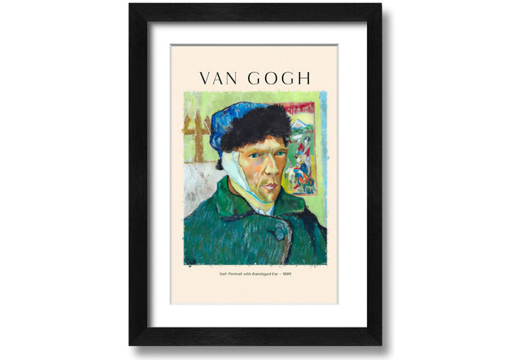 Self-Portrait With Bandaged Ear - 1889By Van Gogh