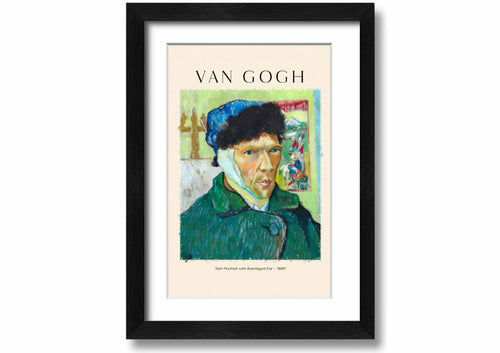 Self-Portrait With Bandaged Ear - 1889By Van Gogh