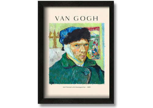 Self-Portrait With Bandaged Ear - 1889By Van Gogh