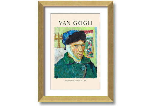 Self-Portrait With Bandaged Ear - 1889By Van Gogh
