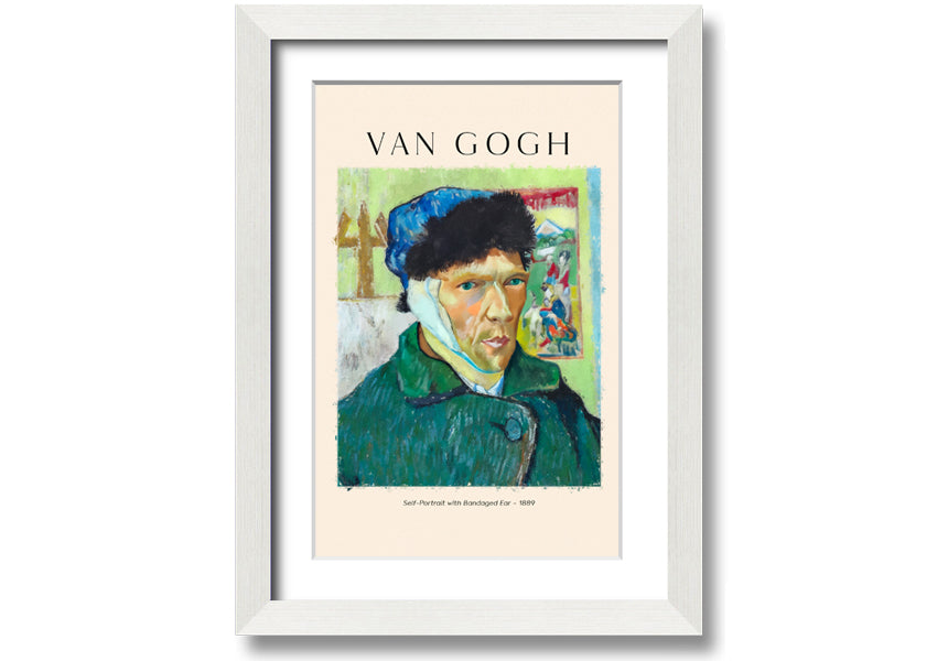 Self-Portrait With Bandaged Ear - 1889By Van Gogh