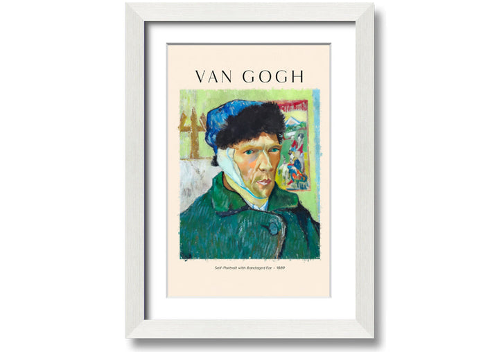 Self-Portrait With Bandaged Ear - 1889By Van Gogh