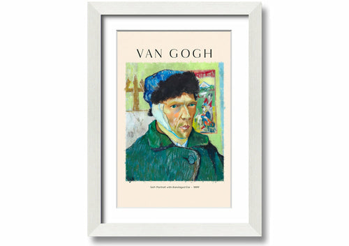 Self-Portrait With Bandaged Ear - 1889By Van Gogh