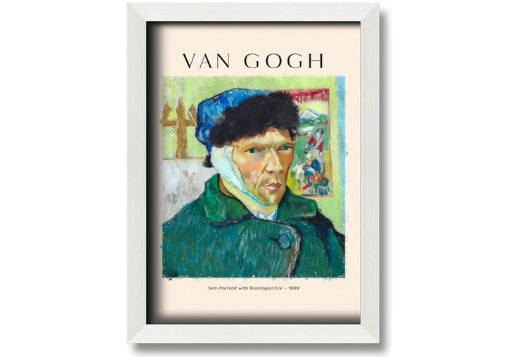 Self-Portrait With Bandaged Ear - 1889By Van Gogh