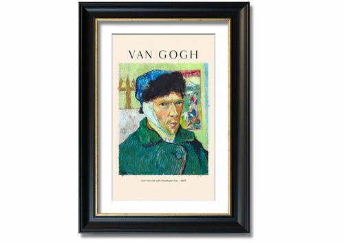 Self-Portrait With Bandaged Ear - 1889By Van Gogh