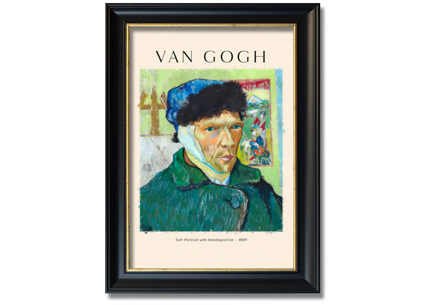 Self-Portrait With Bandaged Ear - 1889By Van Gogh