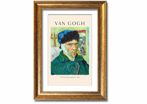 Self-Portrait With Bandaged Ear - 1889By Van Gogh