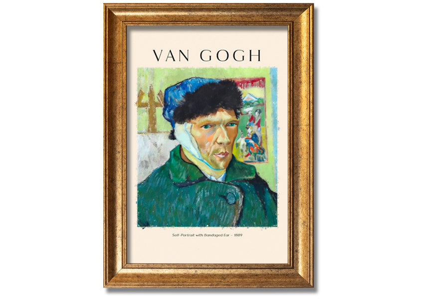 Self-Portrait With Bandaged Ear - 1889By Van Gogh