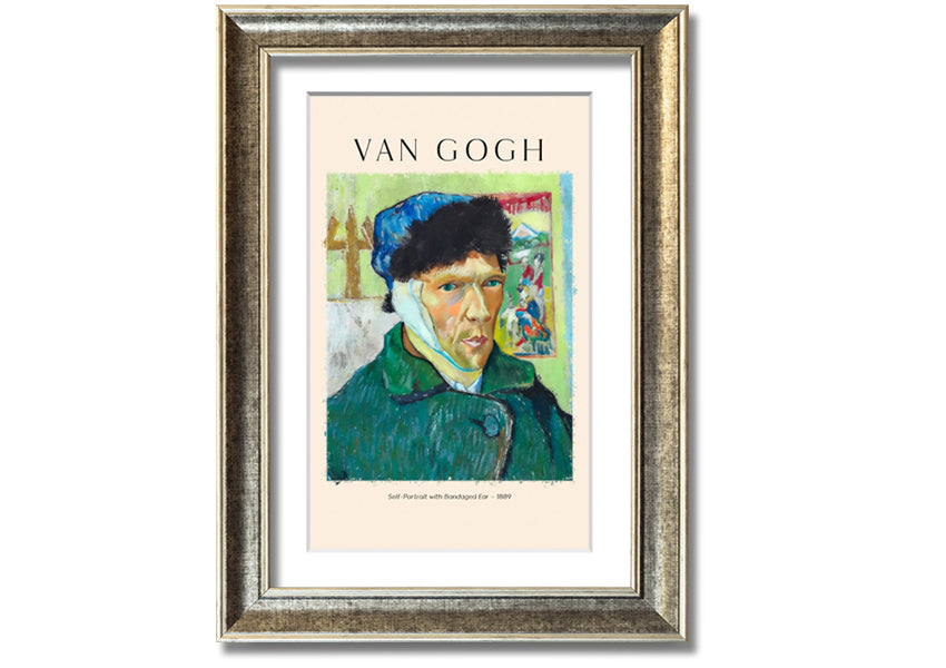 Self-Portrait With Bandaged Ear - 1889By Van Gogh