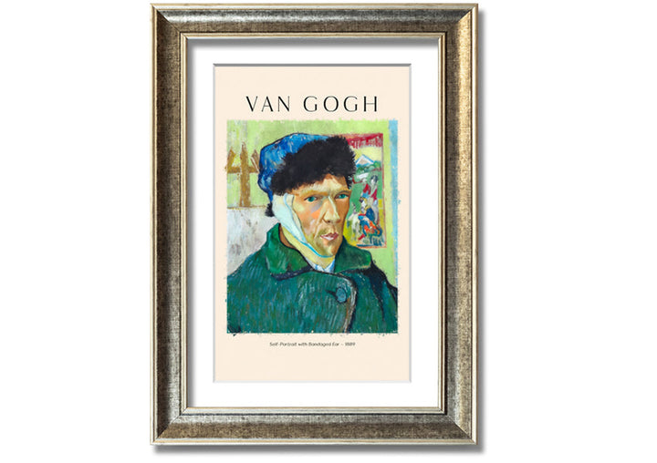 Self-Portrait With Bandaged Ear - 1889By Van Gogh