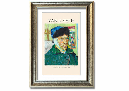 Self-Portrait With Bandaged Ear - 1889By Van Gogh