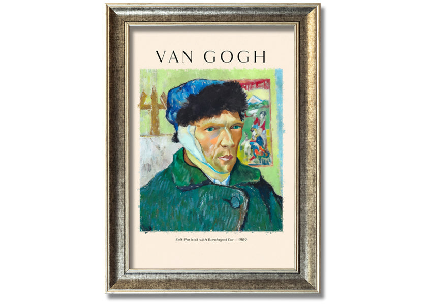 Self-Portrait With Bandaged Ear - 1889By Van Gogh
