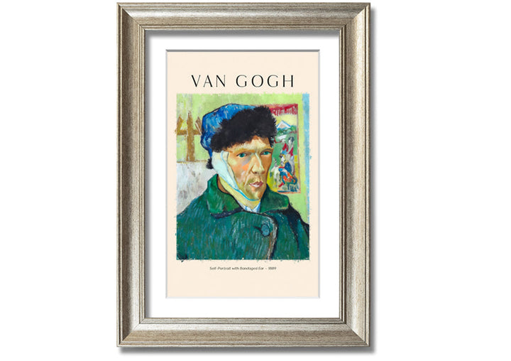 Self-Portrait With Bandaged Ear - 1889By Van Gogh