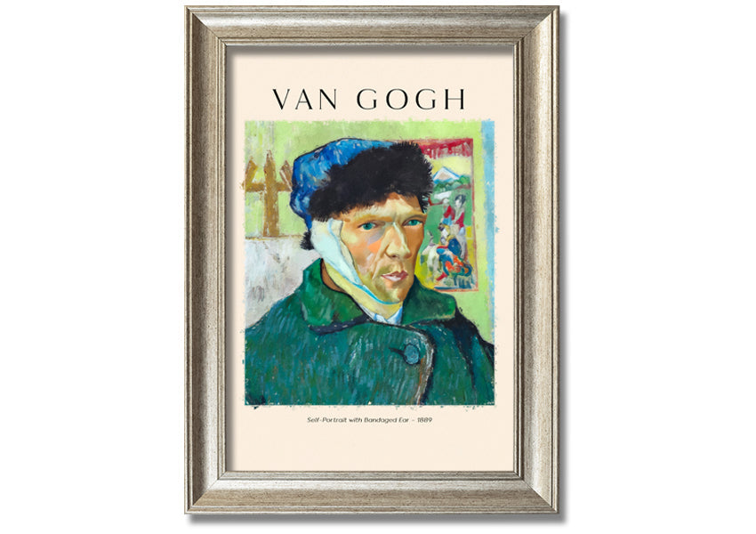 Self-Portrait With Bandaged Ear - 1889By Van Gogh
