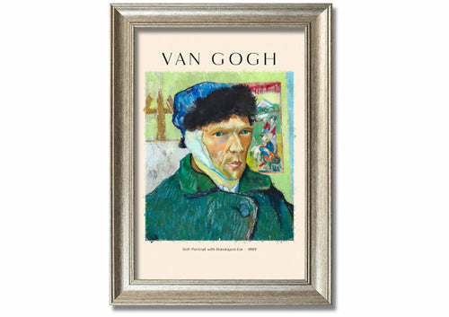 Self-Portrait With Bandaged Ear - 1889By Van Gogh