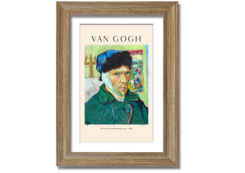 Self-Portrait With Bandaged Ear - 1889By Van Gogh