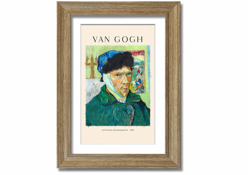 Self-Portrait With Bandaged Ear - 1889By Van Gogh
