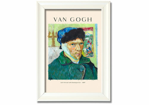 Self-Portrait With Bandaged Ear - 1889By Van Gogh