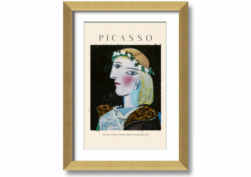 Portrait Of Marie-Therese Walter With Garland, 1937 By Picasso