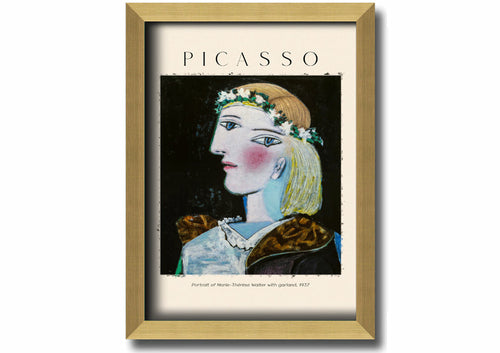 Portrait Of Marie-Therese Walter With Garland, 1937 By Picasso
